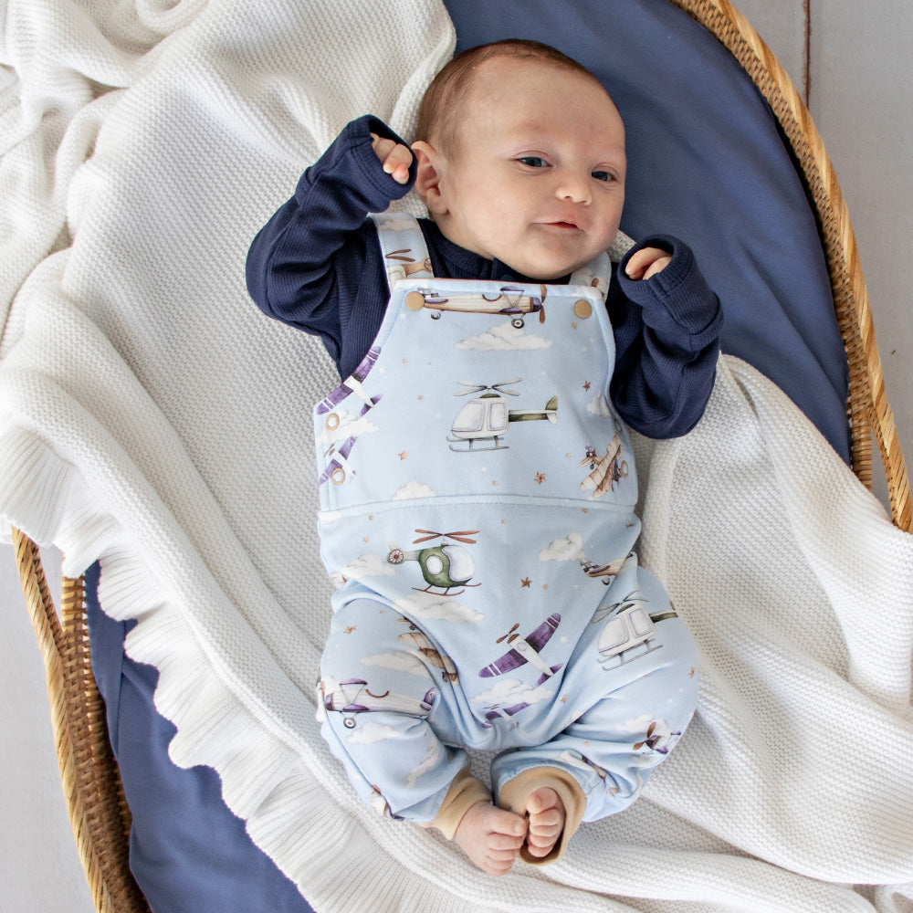 Taking Flight Organic Snuggle Overalls - View 5