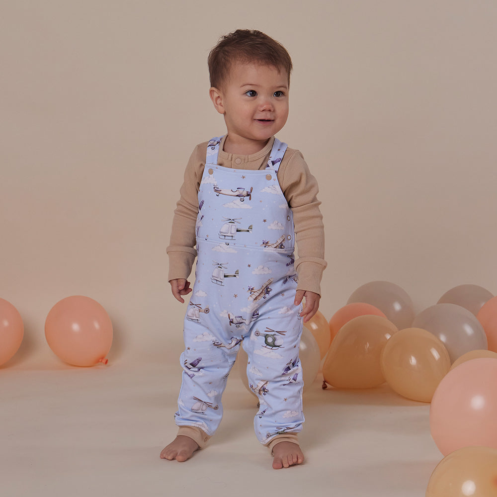 Taking Flight Organic Snuggle Overalls - View 10