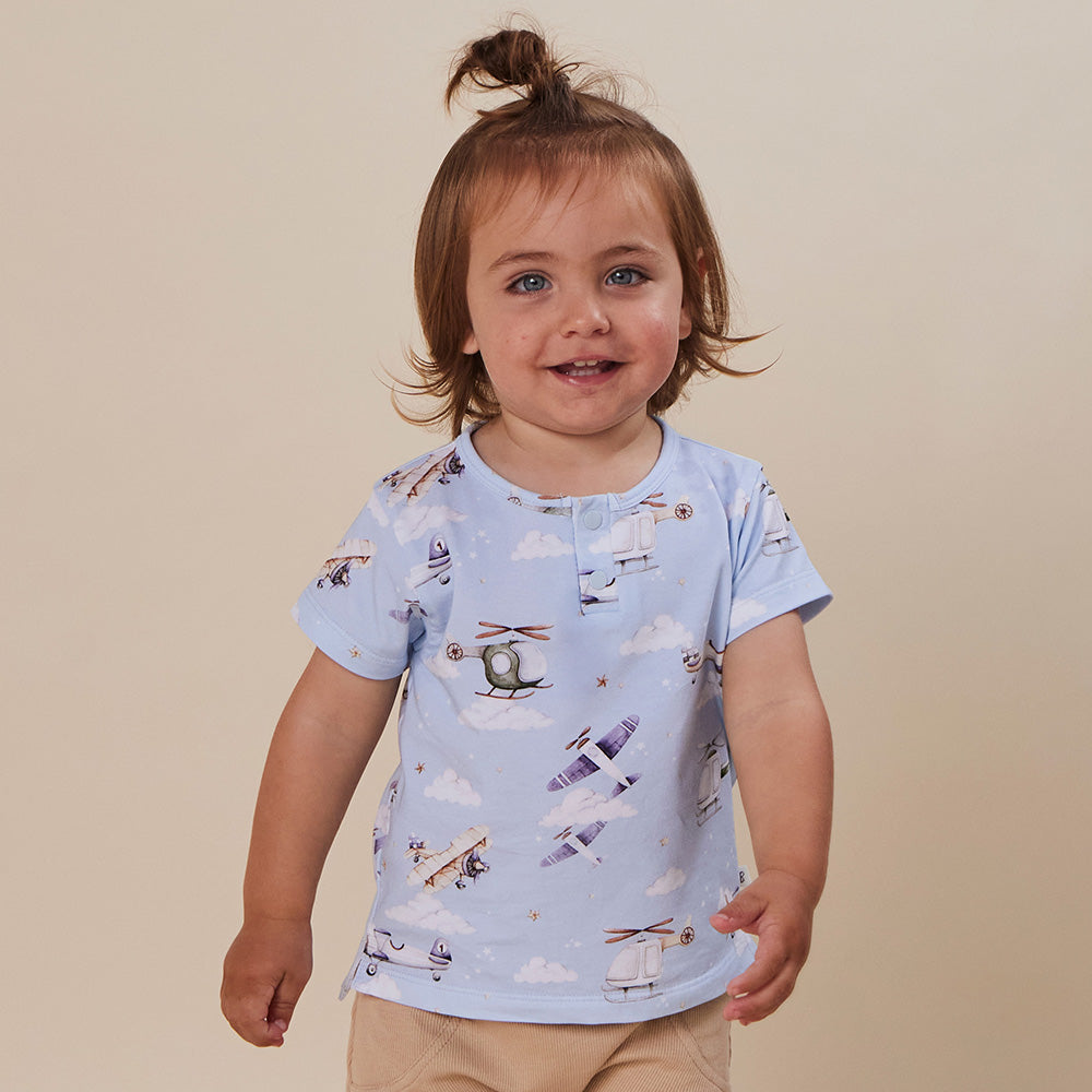 Taking Flight Organic Short Sleeve Top - View 1