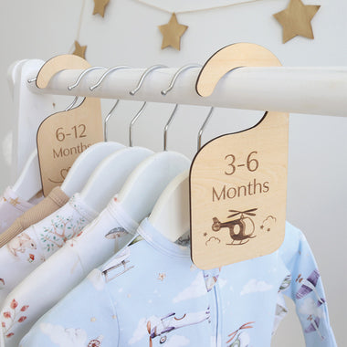 Taking Flight Wooden Wardrobe Dividers | Snuggle Hunny