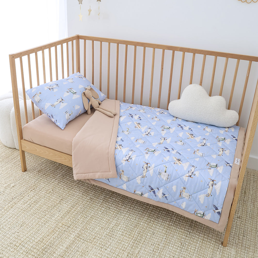 Taking Flight Organic Cotton Cot Comforter - View 9