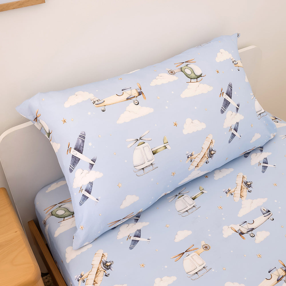 Taking Flight Organic Cotton Single Pillowcase - View 1