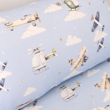 Taking Flight Organic Cotton Single Pillowcase | Snuggle Hunny