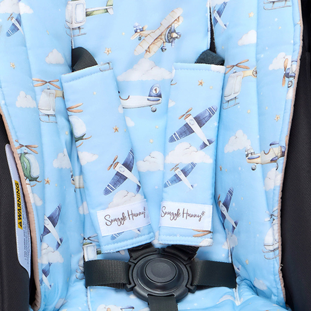 Taking Flight Universal Reversible Pram Strap Covers - View 2