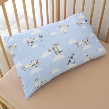 Taking Flight Organic Cotton Toddler Pillowcase | Snuggle Hunny