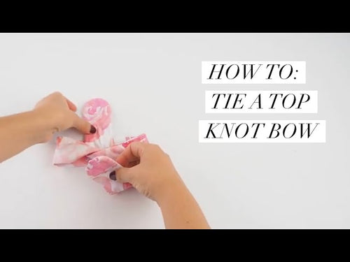 How to Tie a Top Knot Headband