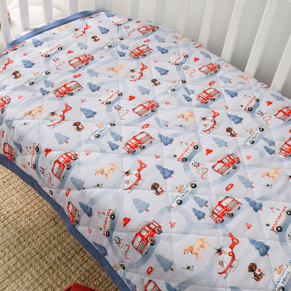 To The Rescue Organic Cotton Cot Comforter - View 6