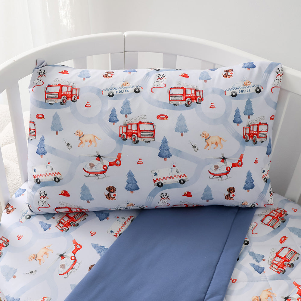 To The Rescue Organic Cotton Toddler Pillowcase - View 4