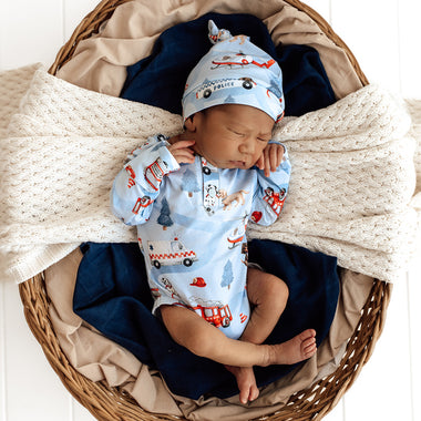 To The Rescue Long Sleeve Organic Bodysuit | Snuggle Hunny