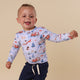 To The Rescue Long Sleeve Organic Bodysuit - Thumbnail 6