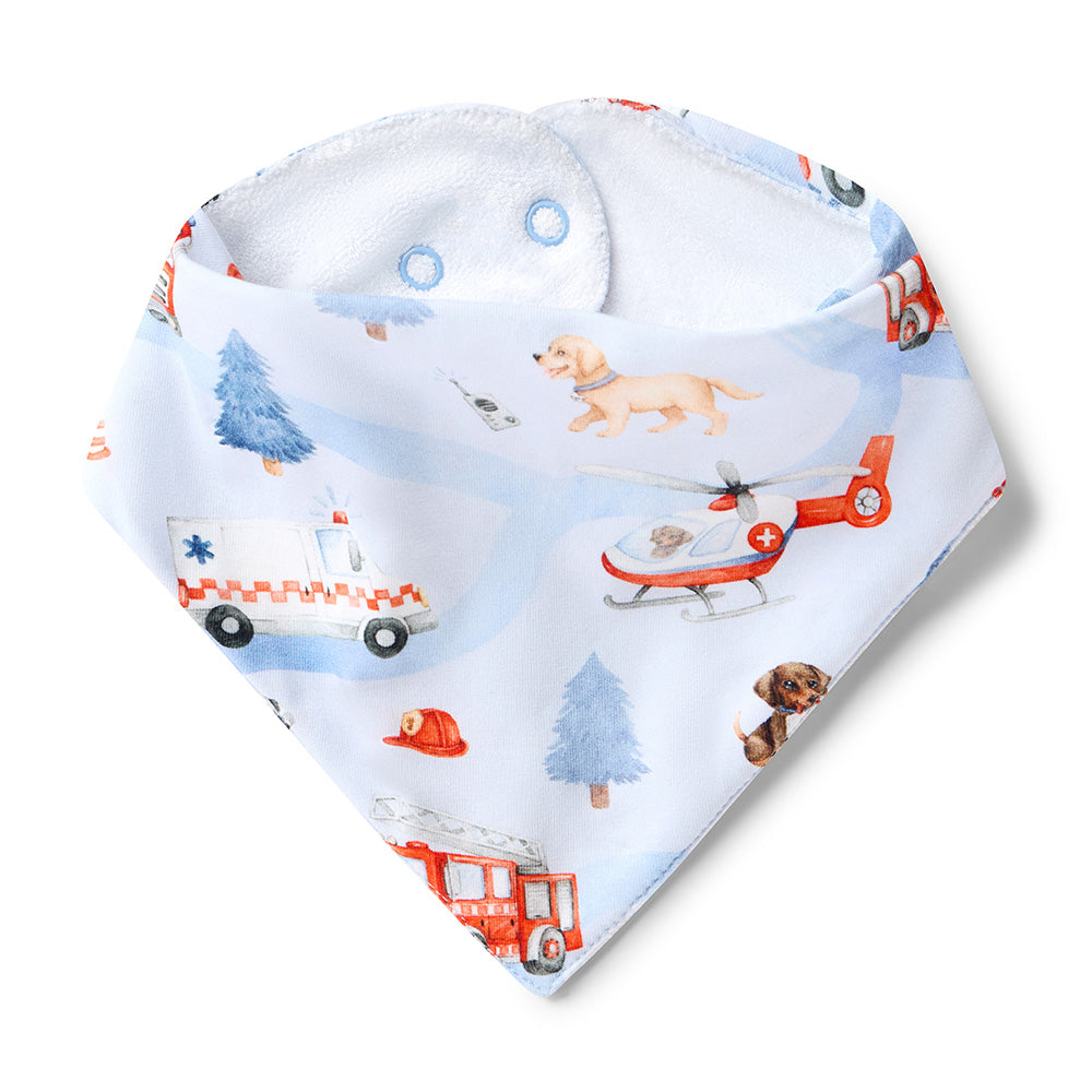 To The Rescue Organic Dribble Bib - View 2