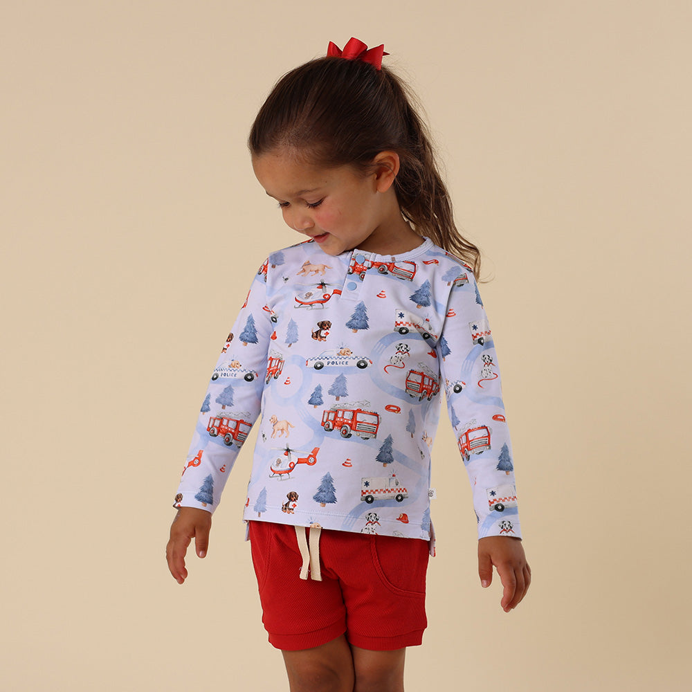 To The Rescue Organic Long Sleeve Top - View 3