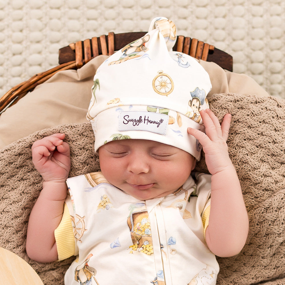 Treasure Island Organic Knotted Beanie - View 1