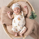 Treasure Island Organic Snuggle Overall Shorts - Thumbnail 5