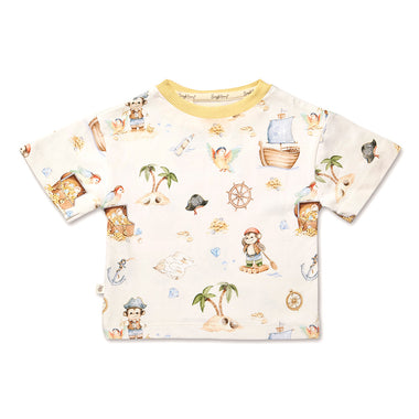 Treasure Island Organic Oversized Tee | Snuggle Hunny