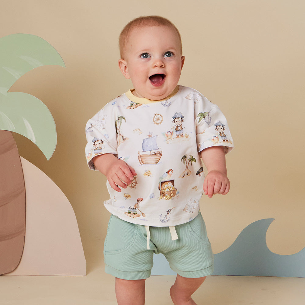Treasure Island Organic Oversized Tee - View 7