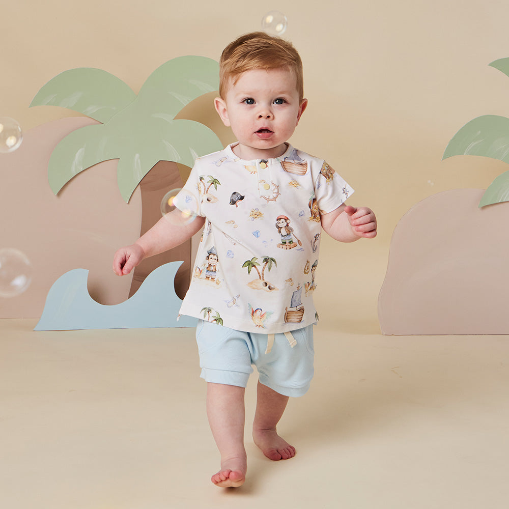 Treasure Island Organic Short Sleeve Top - View 6