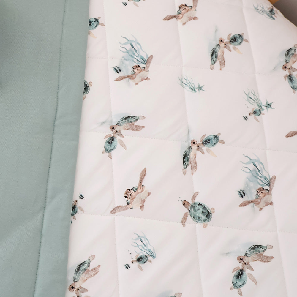 Bundle - Turtle Cot Comforter & Toddler Pillowcase - View 2