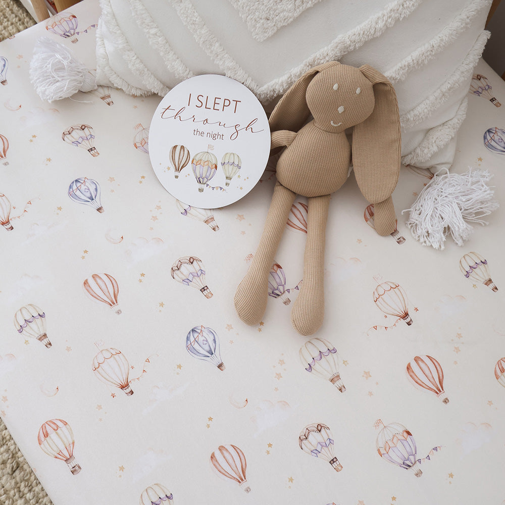 Up & Away Organic Fitted Cot Sheet - View 3