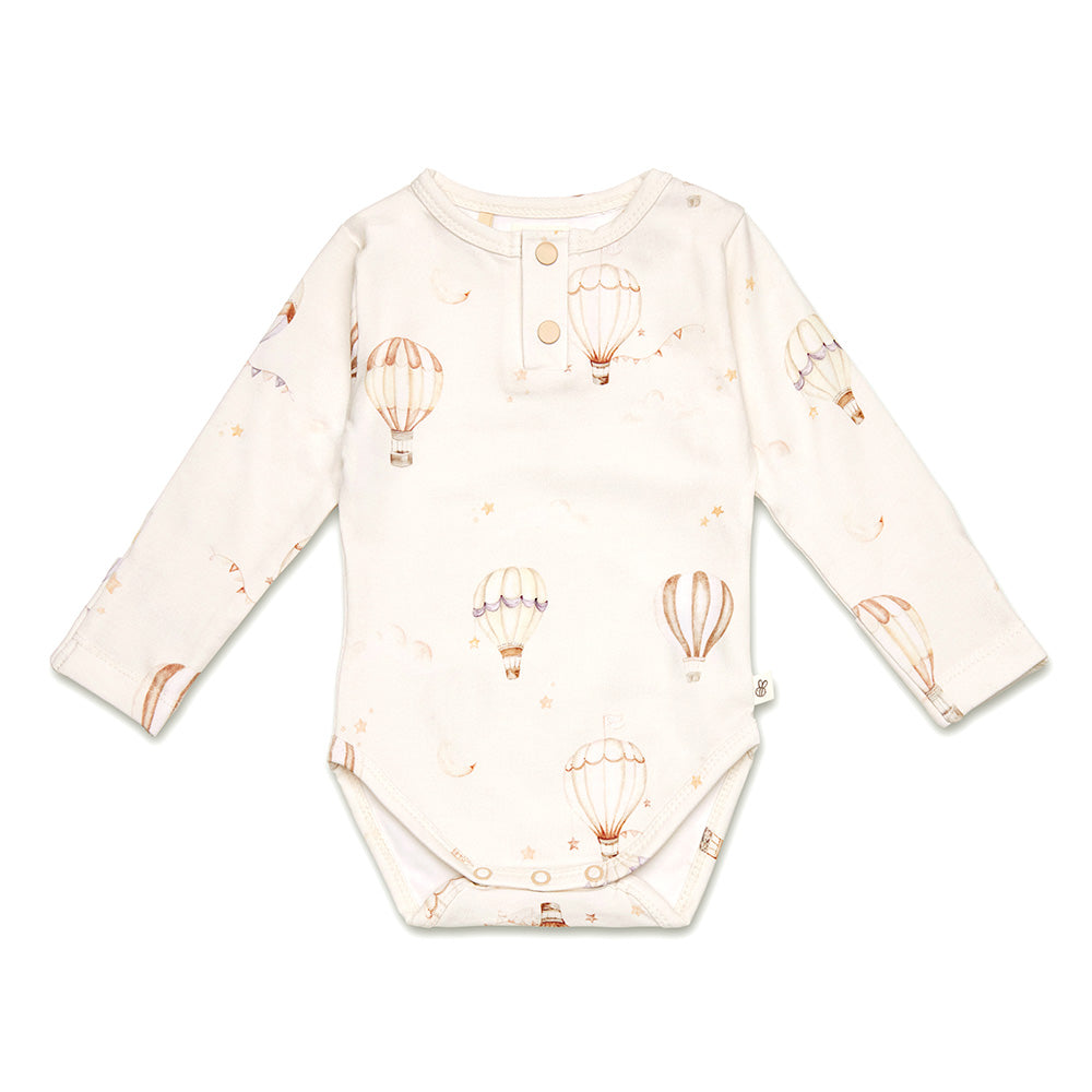 Up & Away Long Sleeve Organic Bodysuit - View 2
