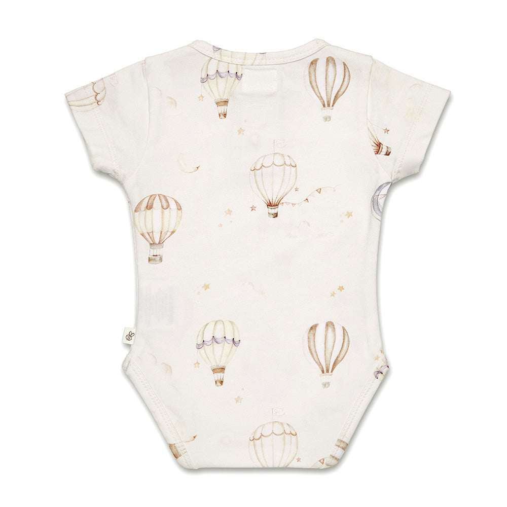 Up & Away Short Sleeve Organic Bodysuit - View 13