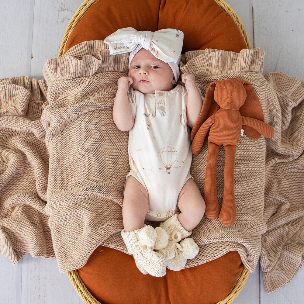 Up & Away Short Sleeve Organic Bodysuit - View 10