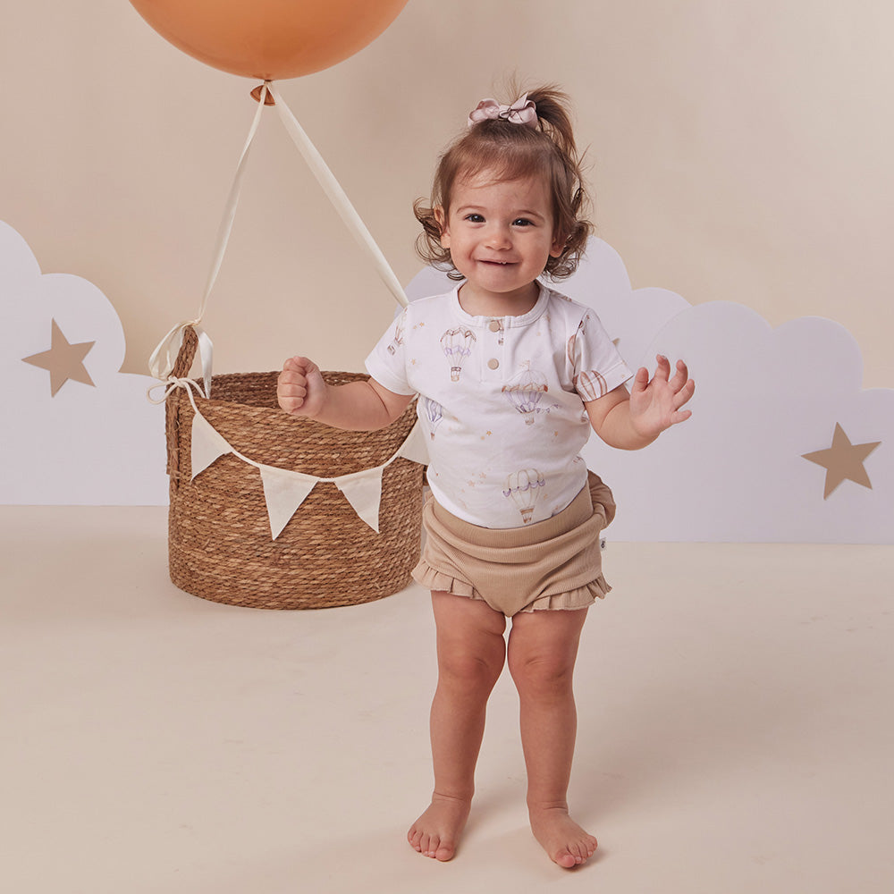 Up & Away Short Sleeve Organic Bodysuit - View 8