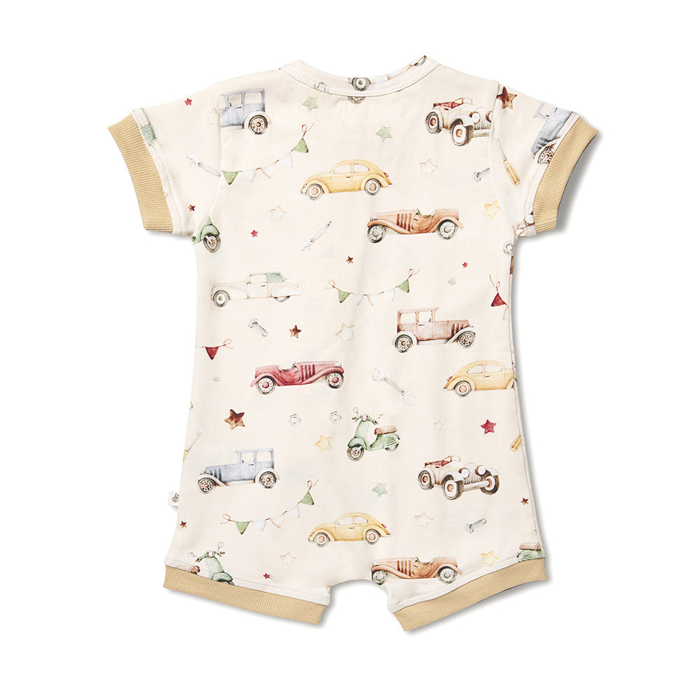 Vintage Cars Organic Snuggle Shortie - View 7