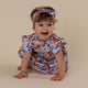 Vintage Blossom Short Sleeve Organic Dress - Thumbnail 3