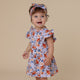 Vintage Blossom Short Sleeve Organic Dress - Thumbnail 2