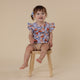 Vintage Blossom Organic T-Shirt with Frill - Thumbnail 6