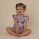 Vintage Blossom Organic T-Shirt with Frill - Thumbnail 3