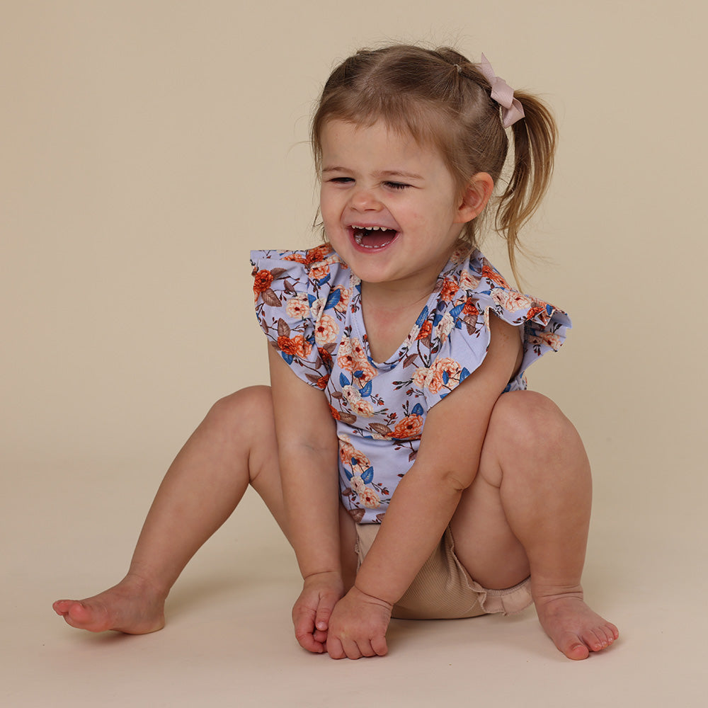 Vintage Blossom Organic T-Shirt with Frill - View 4