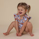 Vintage Blossom Organic T-Shirt with Frill - Thumbnail 4