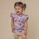 Vintage Blossom Organic T-Shirt with Frill - Thumbnail 2