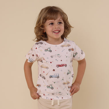 Vintage Cars Organic T-Shirt | Snuggle Hunny