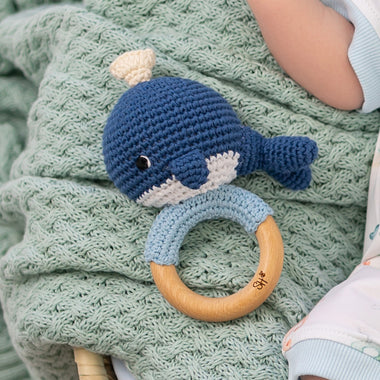 Whale Crochet Rattle | Snuggle Hunny