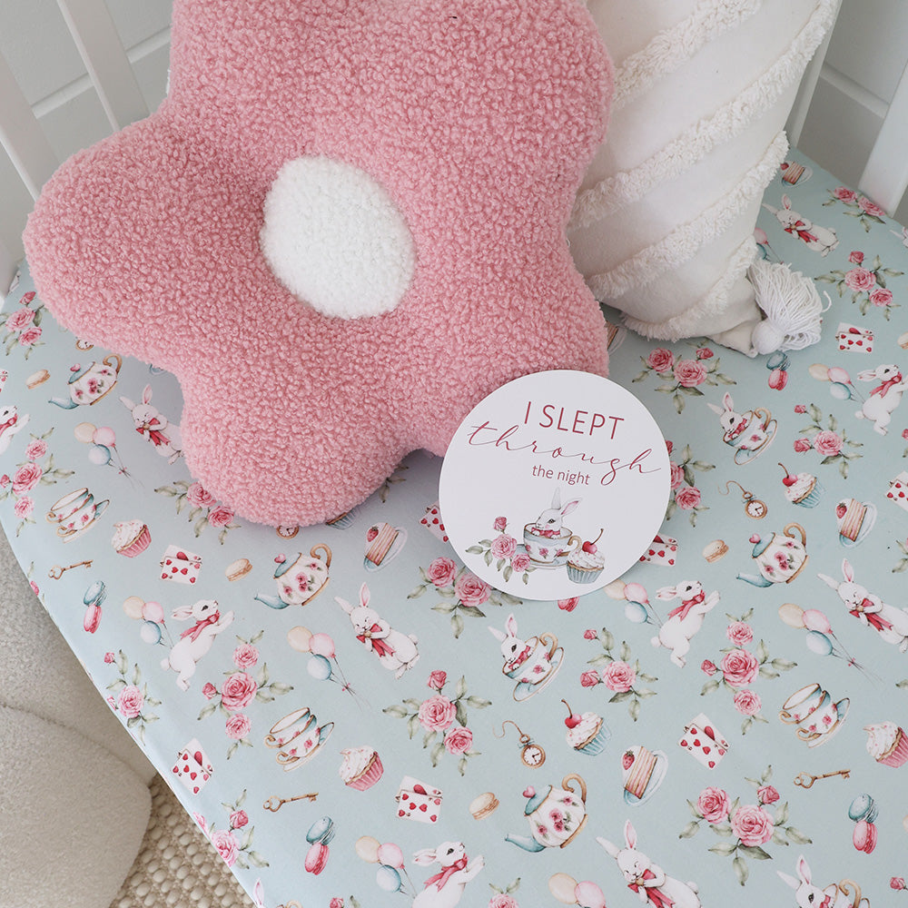 White Rabbit Organic Fitted Cot Sheet - View 4