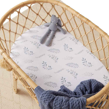 Wild Fern Bassinet Sheet / Change Pad Cover-Snuggle Hunny