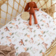 Wild Horses Organic Bassinet Sheet / Change Pad Cover - Thumbnail 4