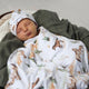 Wild Horses Organic Jersey Wrap & Beanie Set - Thumbnail 10