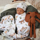 Wild Horses Organic Jersey Wrap & Beanie Set - Thumbnail 9