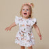 Wild Horses Short Sleeve Organic Dress | Snuggle Hunny