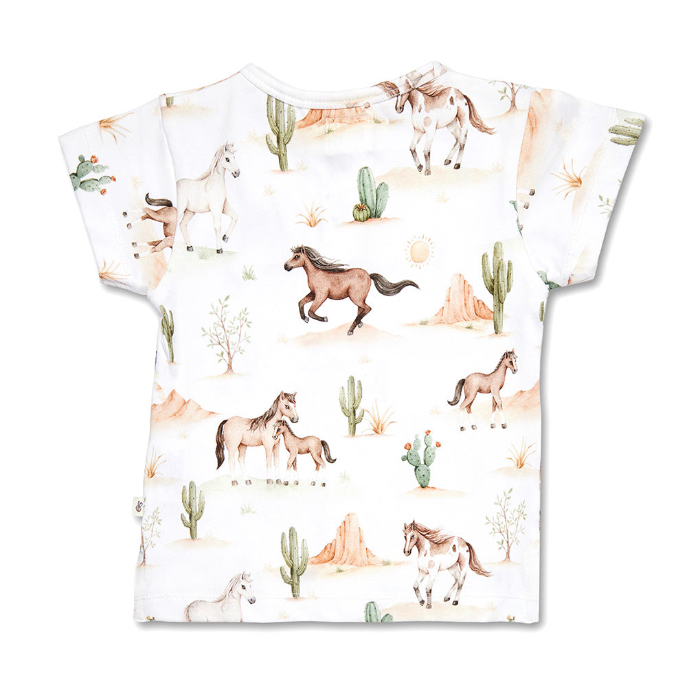 Wild Horses Organic Short Sleeve Top - View 9