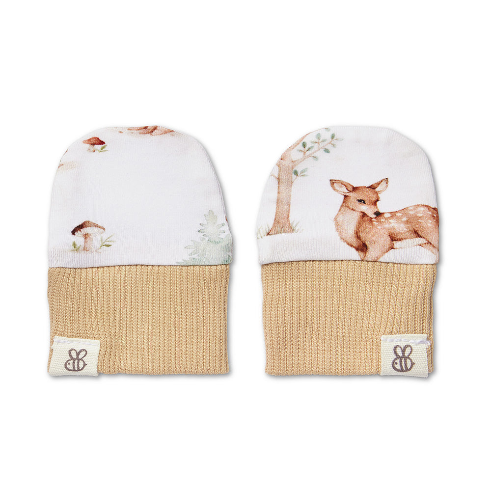 Woodland Tales Organic Cotton Mittens - View 1