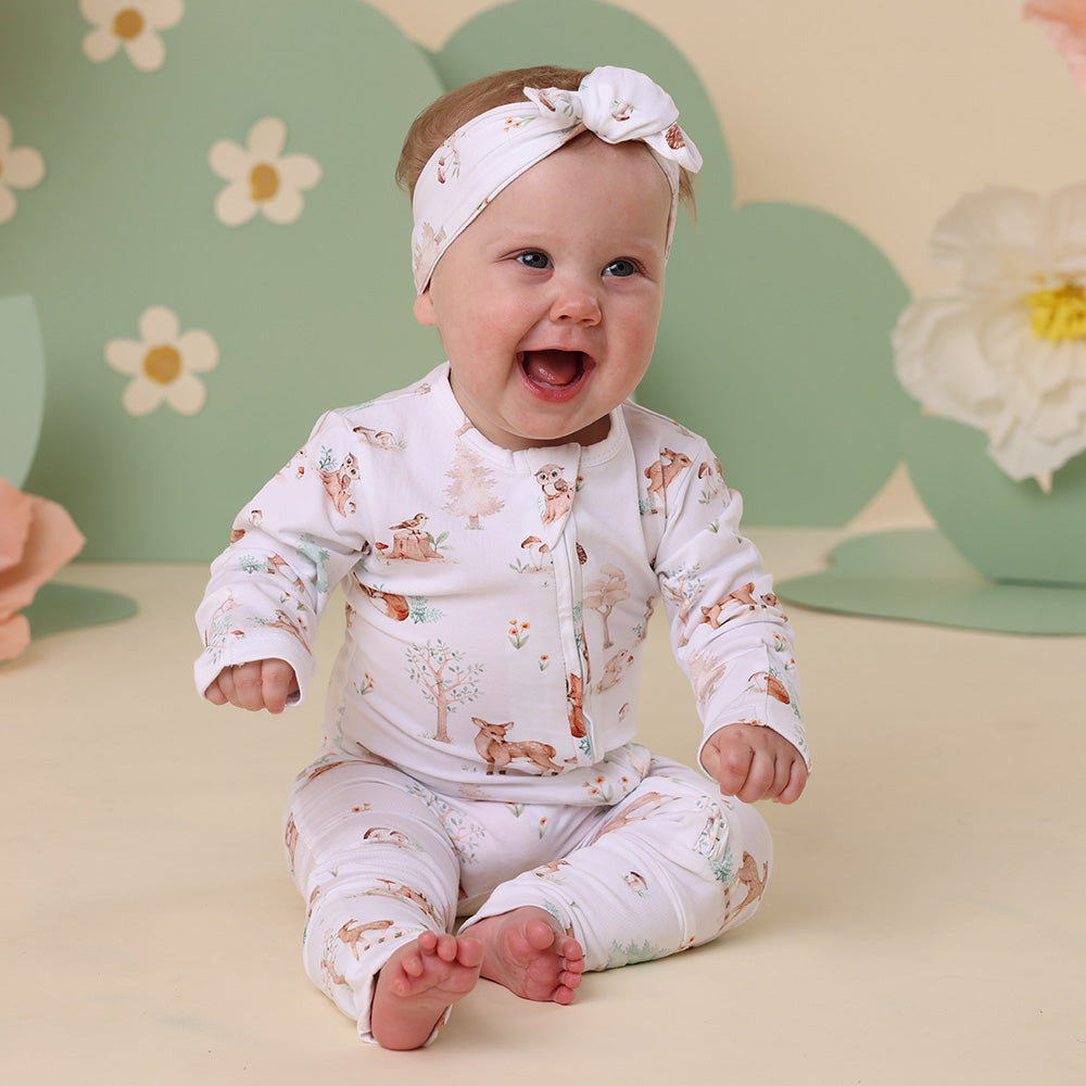 Woodland Tales Organic Snugglesuit Convertible Romper - View 10