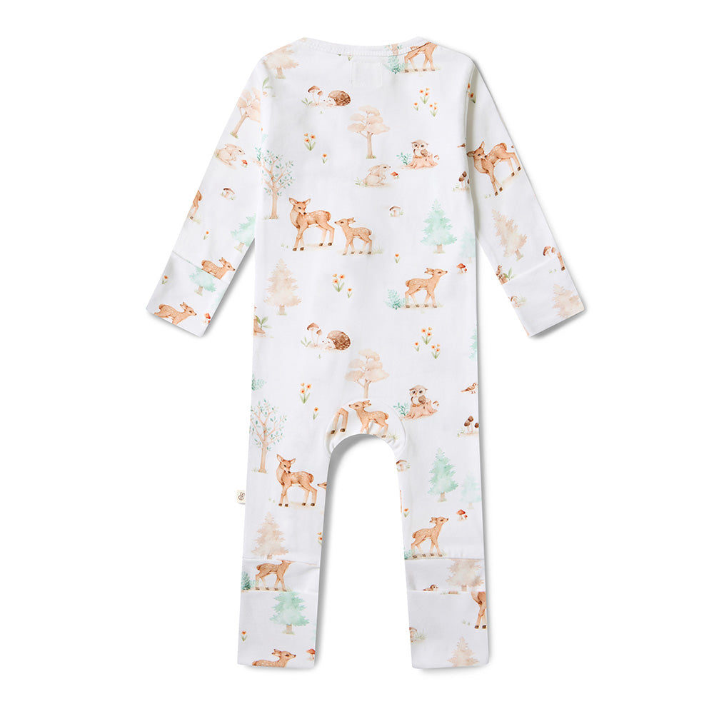Woodland Tales Organic Snugglesuit Convertible Romper - View 13