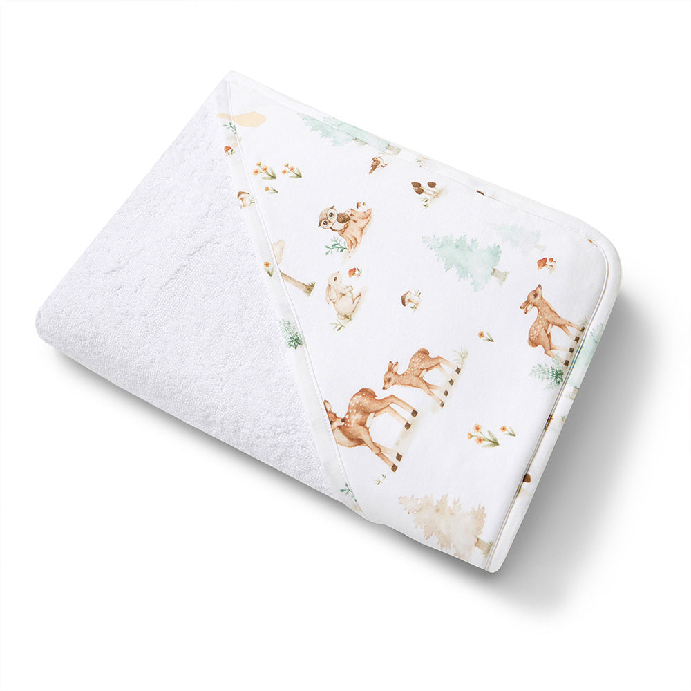 Woodland Tales Organic Baby Towel & Wash Cloth Set - View 3