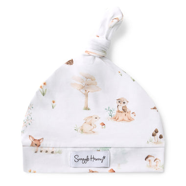 Woodland Tales Organic Knotted Beanie | Snuggle Hunny