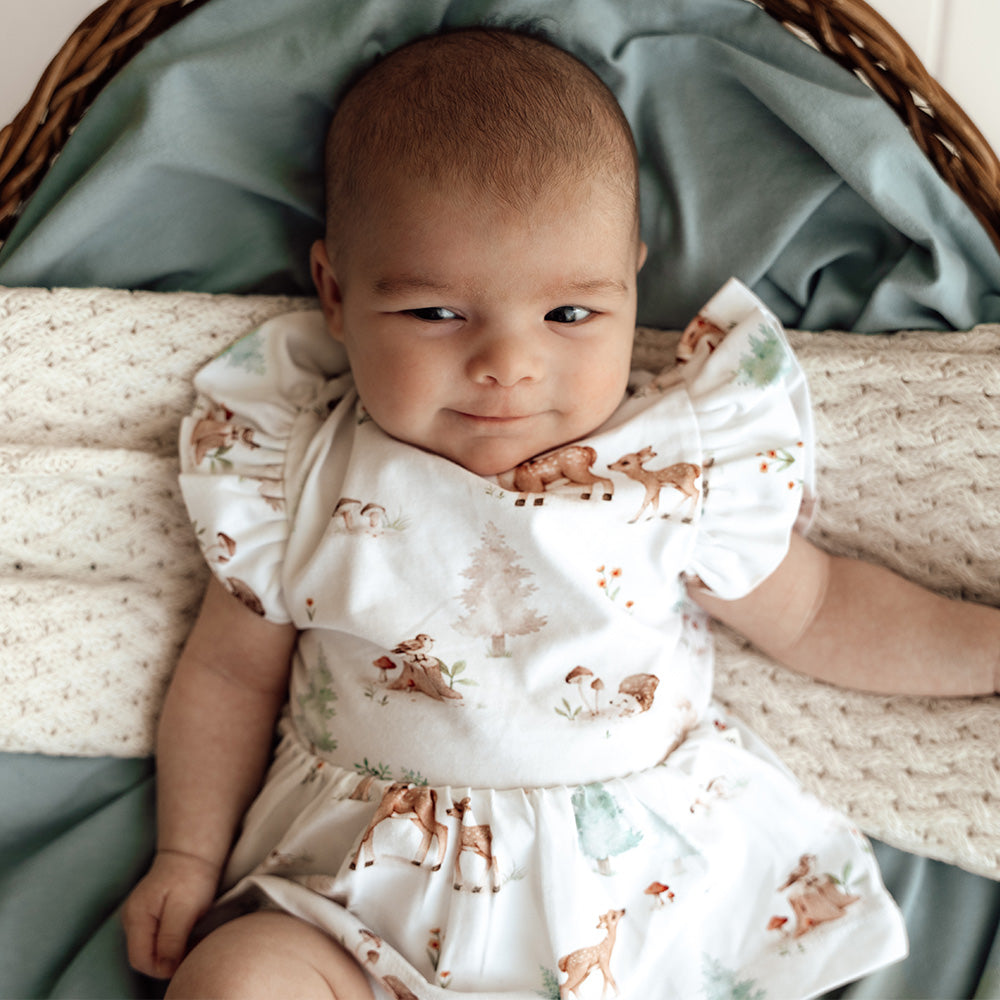 Woodland Tales Short Sleeve Organic Dress - View 4